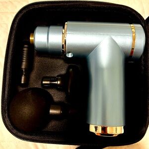 Massage gun, Percussion, massage, like new, blue